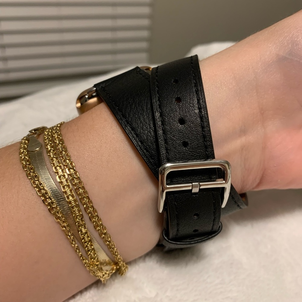 Apple Watch band leather